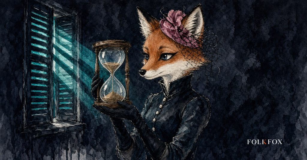 An ink-drawn fox beside an hourglass, illustrating the cyber resilience act reporting deadline