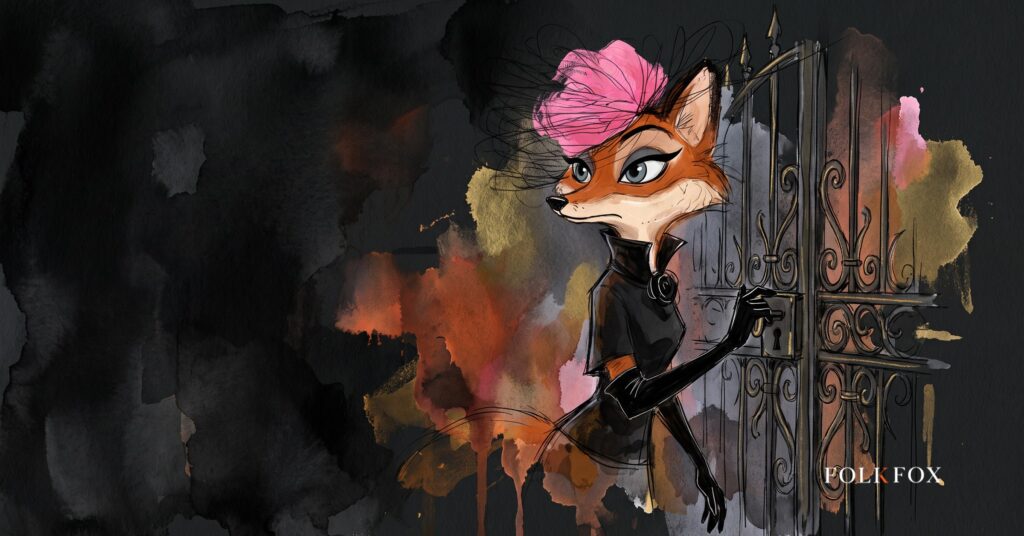 A fox standing watch at a gate, illustrating dynamic ticket pricing enforcement