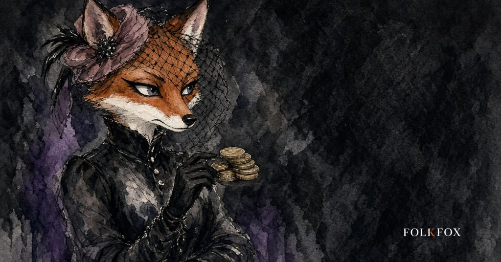 A fox sealing a coin with wax, illustrating genius act stablecoin rules