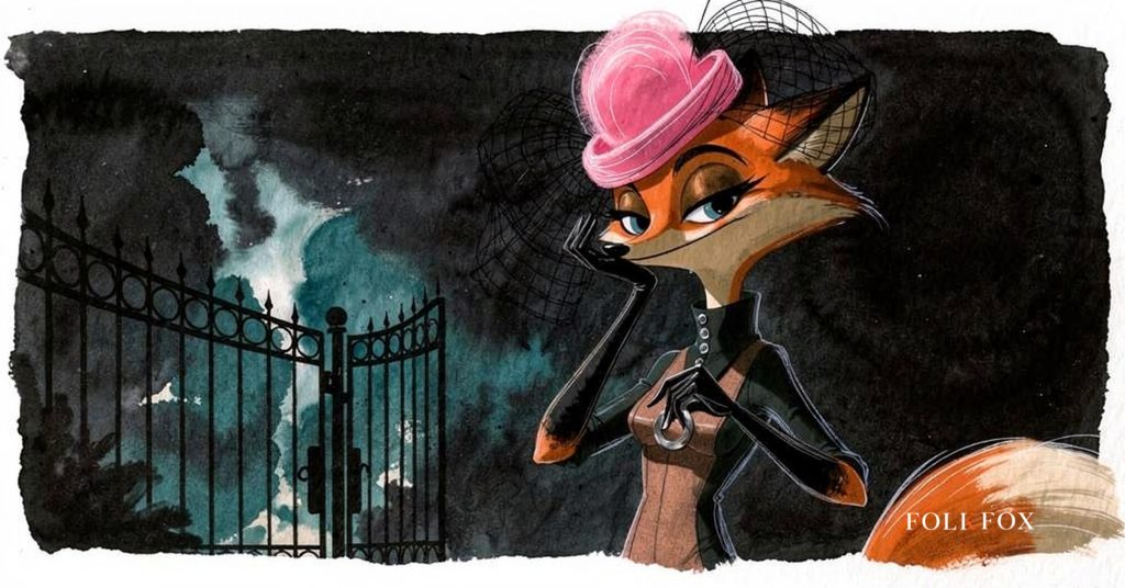A wary ink-drawn fox pauses at a locked gate holding a signed contract, illustrating the licensing argument now standing between rank tracking tools and Google's results
