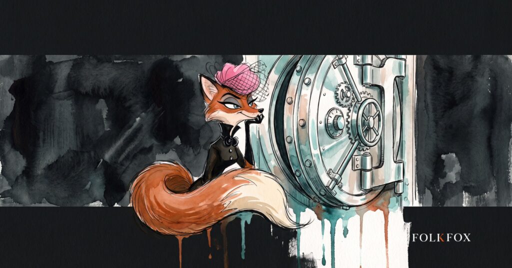 soc 2 type 2 certification, a proud fox with a sealed ledger