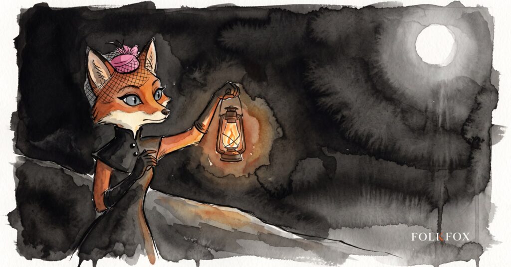 watercolour fox holding a lantern on a moonlit ridge, reading Claude Opus 5.5 benchmark claims