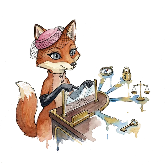 AI agents governance shown as a fox at an authority gate