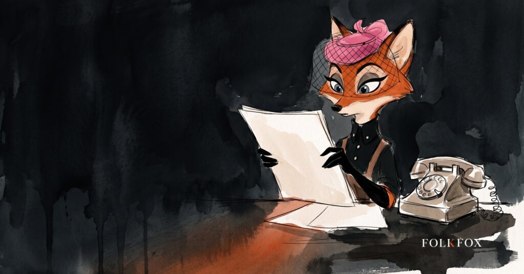 FIFA World Cup creator correspondents shown as a fox reviewing a release board