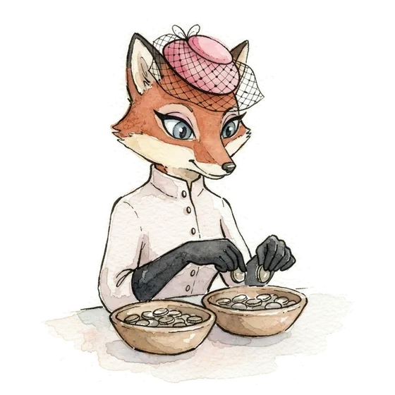 A watercolour vixen separating coins to illustrate net gaming revenue and customer entries A watercolour vixen separating coins to illustrate net gaming revenue and customer entries