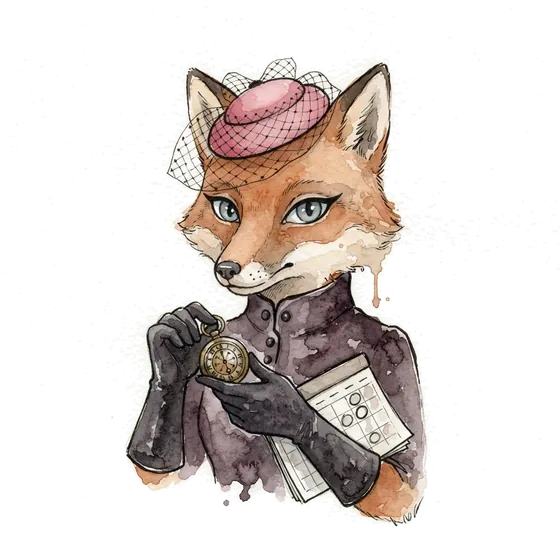 The folkfox vixen turning a small brass dial beside a calendar of ringed dates, a picture of smart bidding exploration flexing a target for a promotion The folkfox vixen turning a small brass dial beside a calendar of ringed dates, a picture of smart bidding exploration flexing a target for a promotion