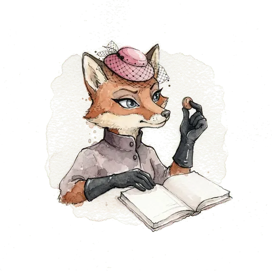 The folkfox vixen studying one copper coin beside a nearly empty ledger, a picture of zero click searches and the pennies AI Overviews pay publishers The folkfox vixen studying one copper coin beside a nearly empty ledger, a picture of zero click searches and the pennies AI Overviews pay publishers